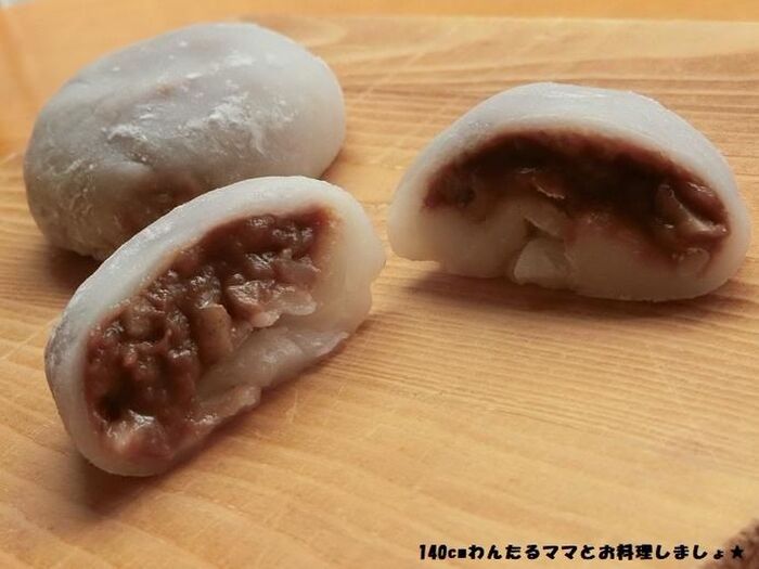 電子レンジで簡単★ごぼうのチョコ大福