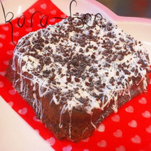 バレンタインに*レンジ&HMで超簡単*しっとりチョコケーキ