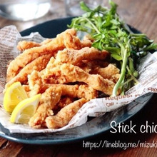 ♡揚げない&漬け込みなし♡鶏むね肉deスティックチキン竜田♡【#簡単#節約】