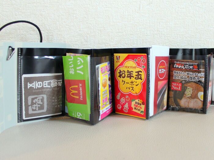 クーポン整理にも便利!ジャバラタイプのケース