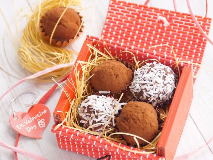 チョコレート、乳製品不使用!野菜で作る魔法のトリュフ