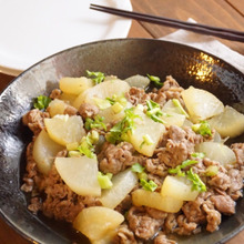 男性も喜ぶ「シンプル塩大根」