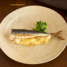 節分メニュー いわしの里芋チーズ挟み焼き