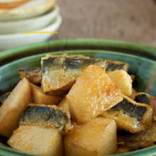 揚げ里芋といわしの煮物 節分メニューにも!