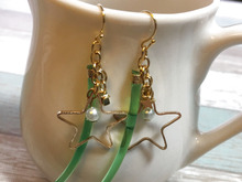 捨てちゃうアレで、ピアスパーツを作りました