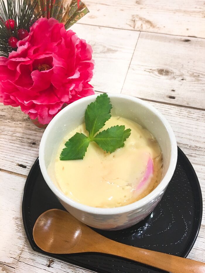 【レンジde簡単】ぷるぷるんっ茶碗蒸し♡