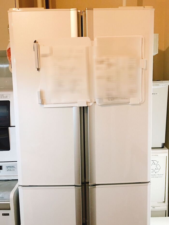 冷蔵庫にプリントを貼るのは嫌だけど…。