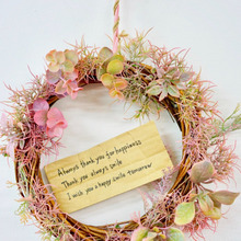 材料費350円!100均グッズ挿すだけDIY!本物みたい!ナチュラル春リース