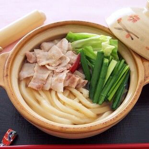 鍋うどんでぽっかぽか!「もつ鍋うどん」