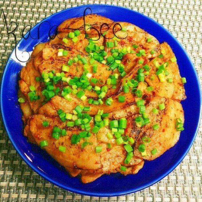 スタミナ旨辛♡香ばし醤油の炙り生姜焼き