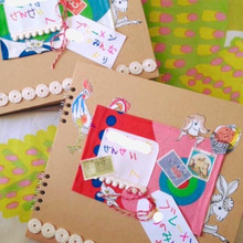 絵本をカラーコピーで簡単♪お別れメッセージ帳