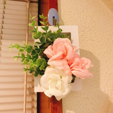 セリアで、簡単!フォトフレームフェイクグリーン