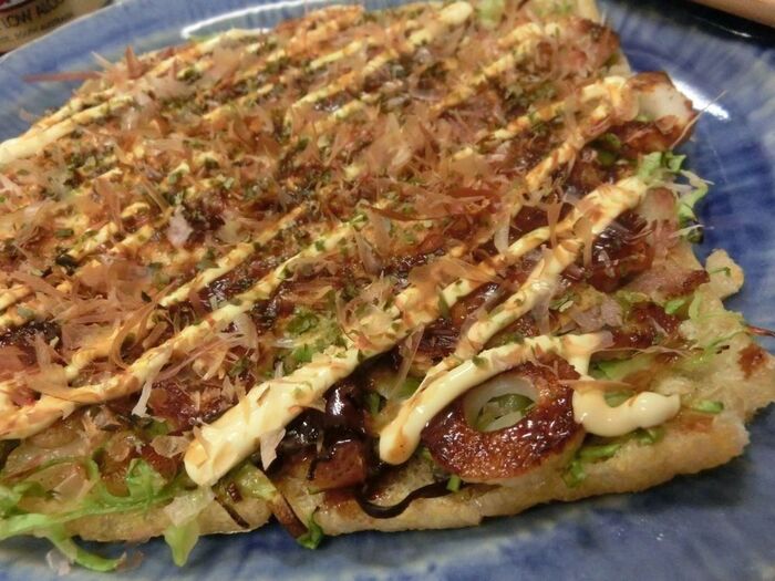 小麦粉不使用☆ つなぎは玉子だけ♪ 油揚げで広島風お好み焼き