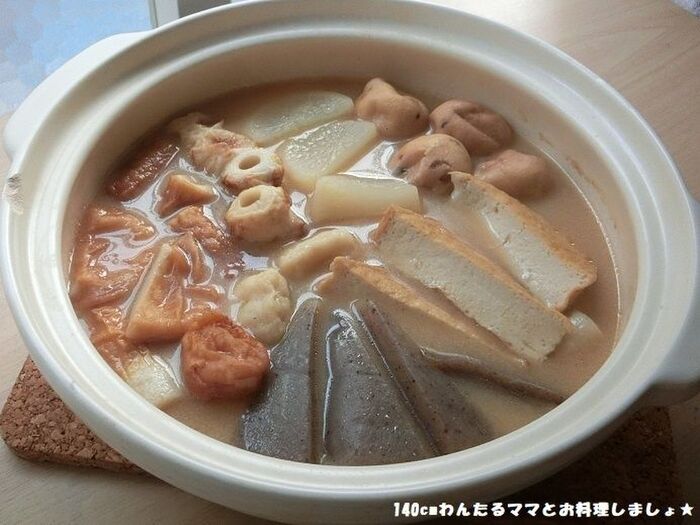 土鍋で簡単★味噌おでん