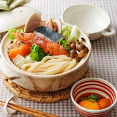 鍋うどんでぽっかぽか!「濃厚海鮮鍋うどん」