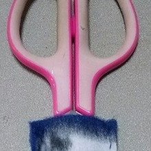 フリースのハギレを使ってはさみケース