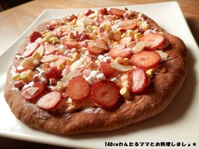 ポリ袋で簡単★ココアピザ