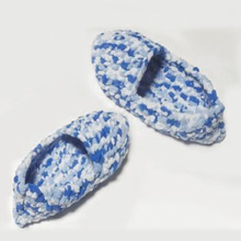 ふわもこ毛糸で作る★ルームシューズ