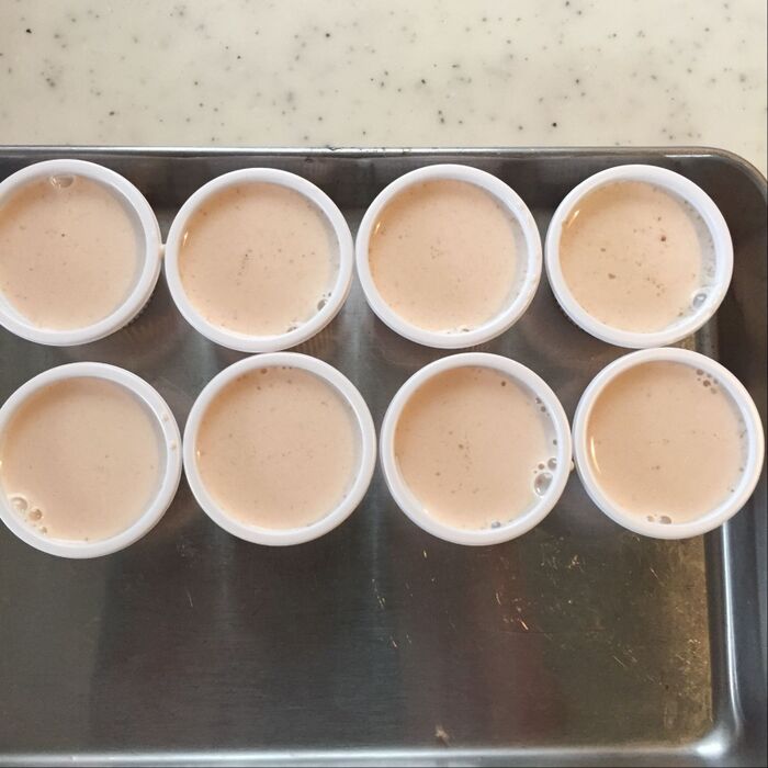 ②容器にいれる