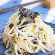 あと一品欲しい時に…もやしと韓国のり和え