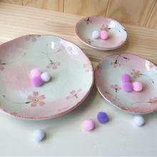 ダイソー美濃焼♡春に向けて使いたい〜ピンクの桜皿♡