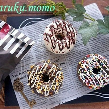 ダイソー100均のドーナツマグネットがカフェ風で可愛い❤