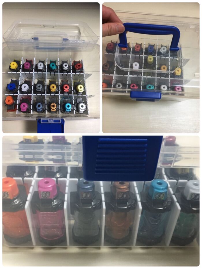 仮面ライダービルド★手作りボトル収納ケース