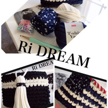 ダイソーのTシャツヤーンで簡単ポーチが作れます!!