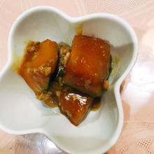 あんかけ風❣️ひき肉とかぼちゃの煮物