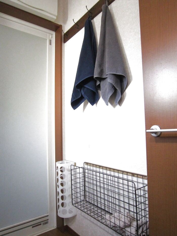 壁に取り付ける