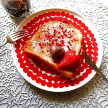 甘く香り豊かな五感くすぐるバレンタイントースト♪