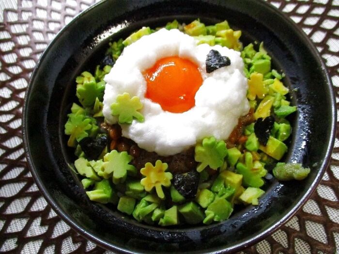 いっぱい(いっぱい&一杯)よつ葉のクローバー&納豆のTKGランチ♪