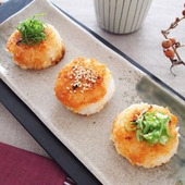 にんにくたっぷり元気飯!「にんにくみそ焼きおにぎり」