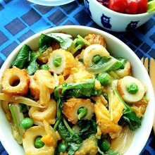 簡単でおいしい!ちくわの卵とじ弁当♪