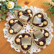 この一工夫で持ちやすいよ~SNS映えバッチリ!バレンタインに♪入れるだけディスクチョコ