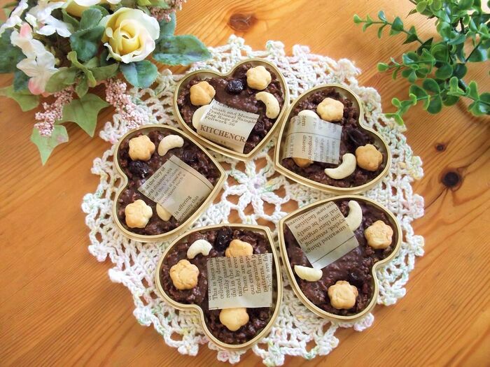 この一工夫で持ちやすいよ~SNS映えバッチリ!バレンタインに♪入れるだけディスクチョコ