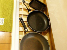 時短★立てて収納できないフライパンもスッキリ