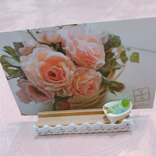 ウッドピンを使ってトイレに癒しを〜♬