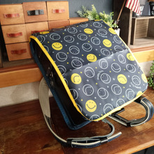 スマイル柄のランドセルカバー&こどもポケットが100均で!