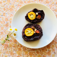 ココナッツミルクココアのバケットケーキ