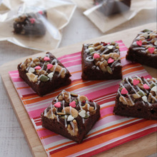 バナナチョコの米粉ブラウニー