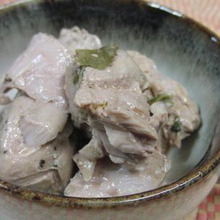 ジップロック袋と炊飯器で真空調理☆ マグロのアラで自家製ツナ