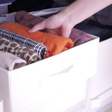 一目で見渡せる!出し入れしやすいストール収納