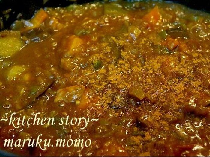 2.仕上げのガラムマサラは必ず最後に!