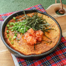 10分あれば大丈夫!フープロで混ぜて焼けば簡単!「博多風とろろ焼き」