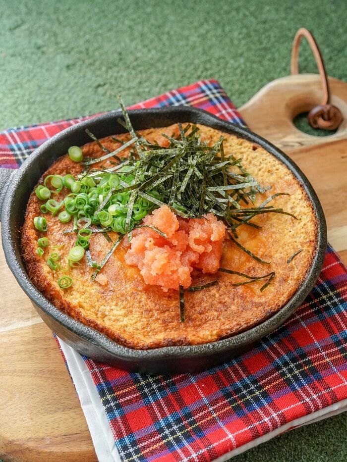 10分あれば大丈夫!フープロで混ぜて焼けば簡単!「博多風とろろ焼き」