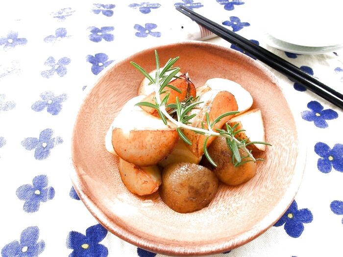 新じゃがいものローズマリー焼き