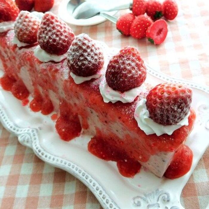 春の足音が聞こえてきたら…いちごとマスカルポーネのムース❤