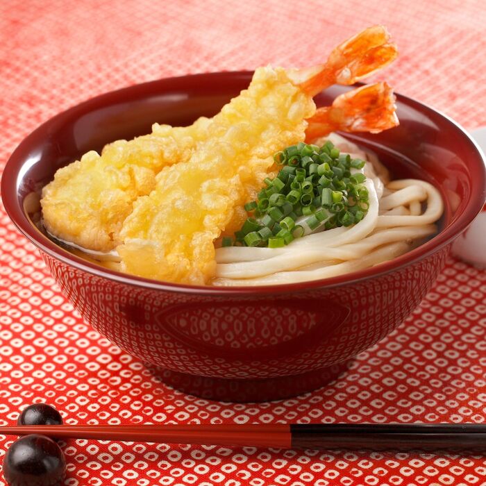 基本のレシピ♪「えび天うどん」