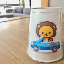 【おうちで遊ぶ】紙コップで作る簡単おもちゃ♡クルクルまわしておうち育
